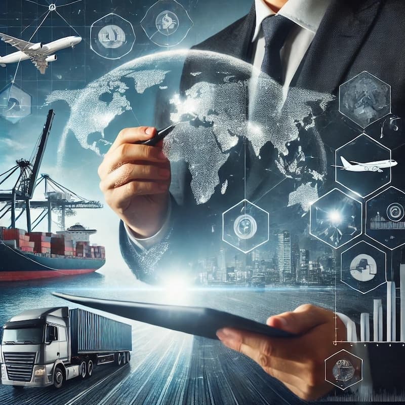 Infografía de servicios logísticos integrales